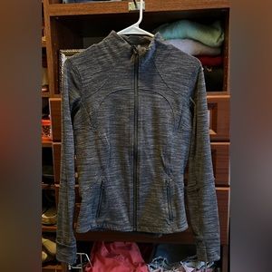 Women’s Lululemon gray zip up jacket size 8